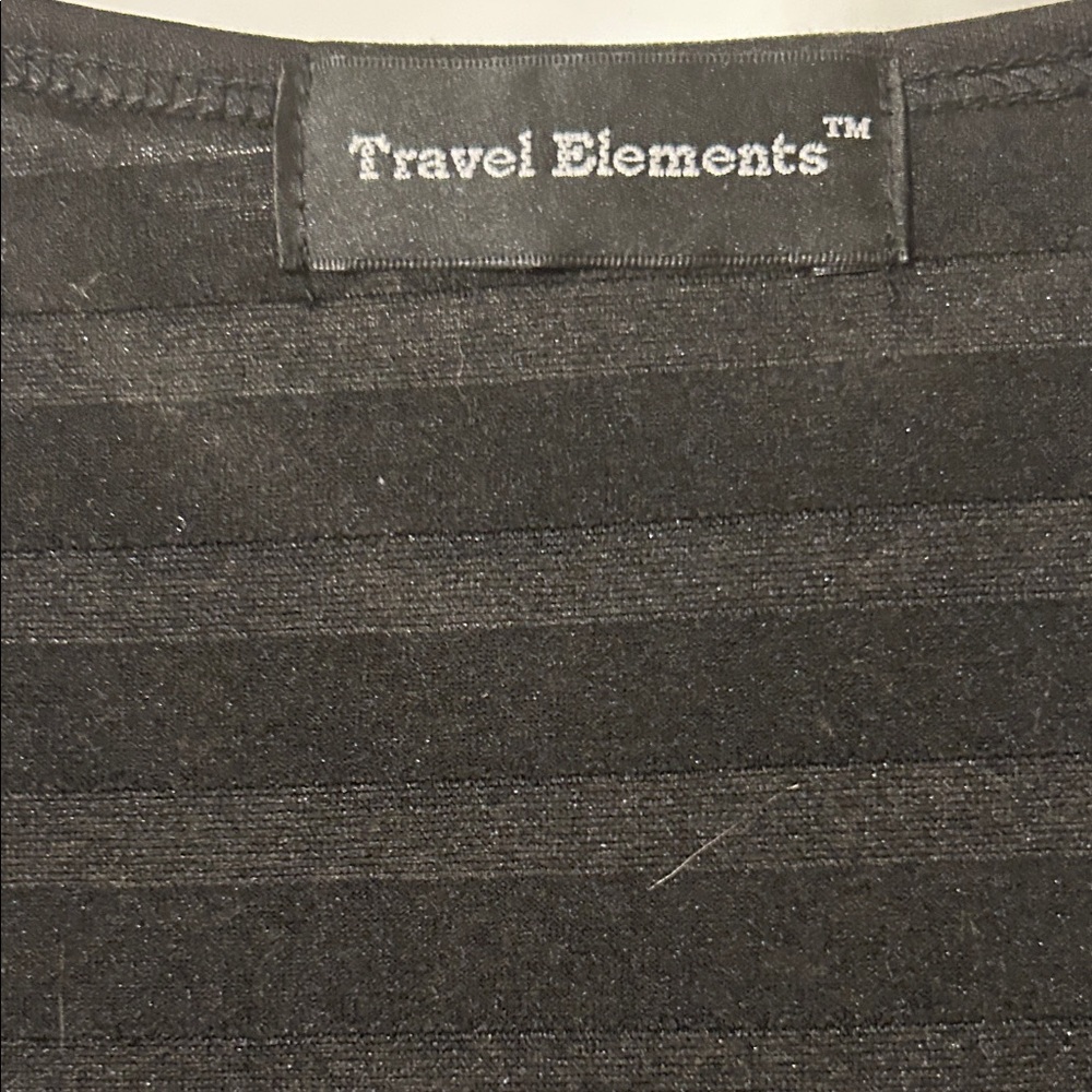 Travel Elements Elegant Black Ruffle Tank Top. Size XL - Picture 4 of 7